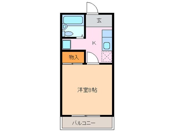 アビタシオン倉坂の物件間取画像